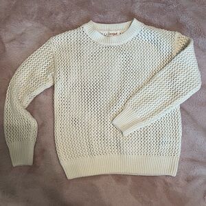 Cat&Jsck Cream colored crochet sweater